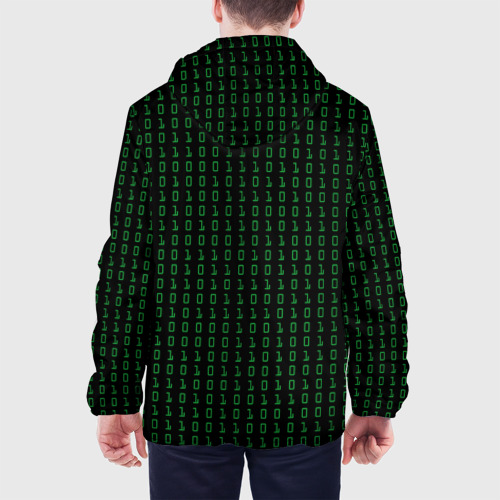 Мужская куртка 3D Бинарный код, цвет 3D печать - фото 5