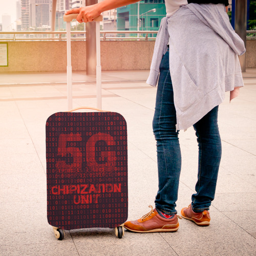 Чехол для чемодана 3D 5G Chipization unit, цвет 3D печать - фото 4