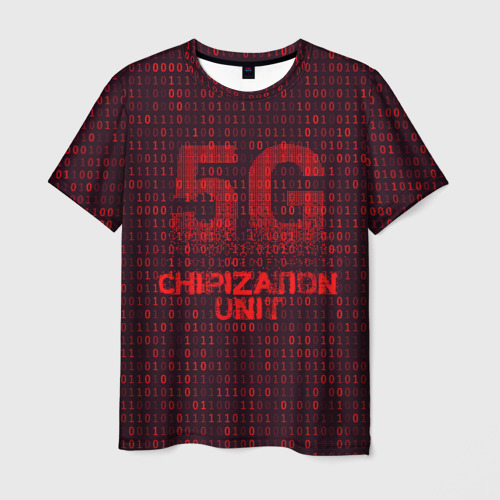 Мужская футболка 3D 5G Chipization unit, цвет 3D печать