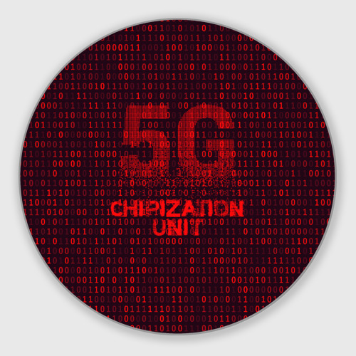Круглый коврик для мышки 5G Chipization unit