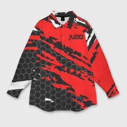 Женская рубашка oversize 3D Judo