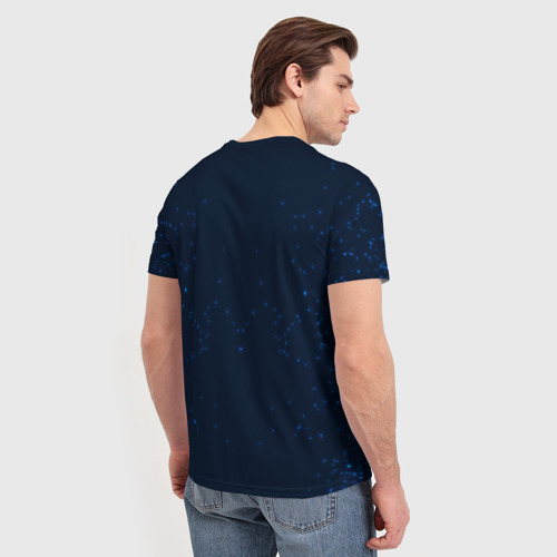 Мужская футболка 3D АУФ Космический, цвет 3D печать - фото 4