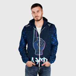 Мужская ветровка 3D АУФ Космический - фото 2