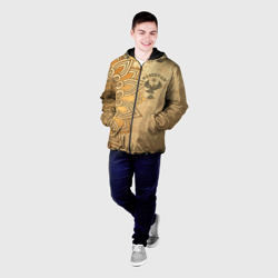 Мужская куртка 3D Дагестан в золоте - фото 2