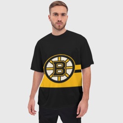 Мужская футболка oversize 3D Boston Bruins NHL - фото 2