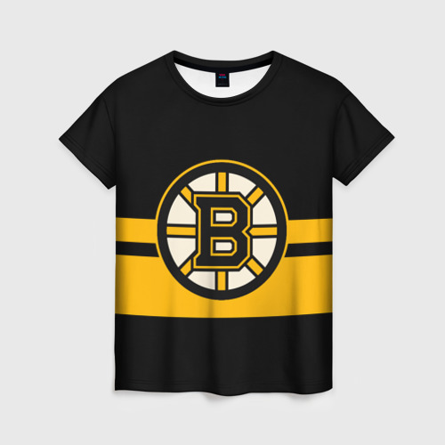 Женская футболка 3D Boston Bruins NHL, цвет 3D печать