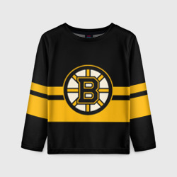 Детский лонгслив 3D Boston Bruins NHL