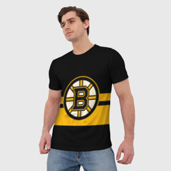 Мужская футболка 3D Boston Bruins NHL - фото 2