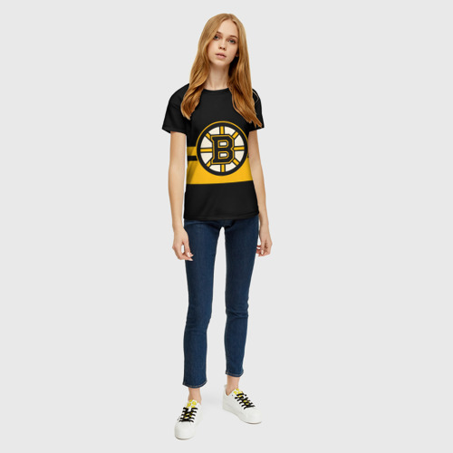 Женская футболка 3D Boston Bruins NHL - фото 5