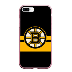 Чехол для iPhone 7Plus/8 Plus матовый Boston Bruins NHL