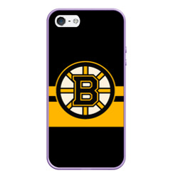 Чехол для iPhone 5/5S матовый Boston Bruins NHL