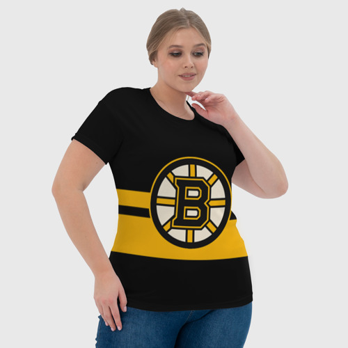 Женская футболка 3D Boston Bruins NHL, цвет 3D печать - фото 6