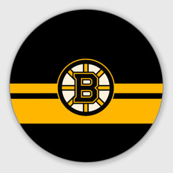 Круглый коврик для мышки Boston Bruins NHL