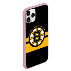 Чехол для iPhone 11 Pro Max матовый Boston Bruins NHL - фото 2