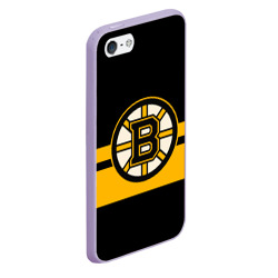 Чехол для iPhone 5/5S матовый Boston Bruins NHL - фото 2