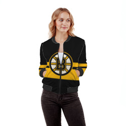 Женский бомбер 3D Boston Bruins NHL - фото 2