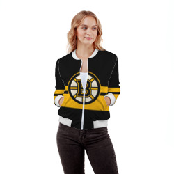 Женский бомбер 3D Boston Bruins NHL - фото 2