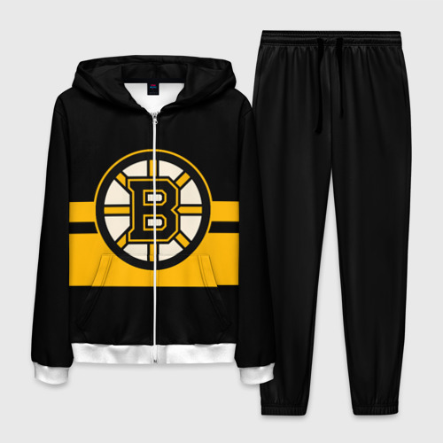 Мужской 3D костюм с принтом Boston Bruins NHL, вид спереди #2