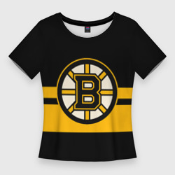 Женская футболка 3D Slim Boston Bruins NHL