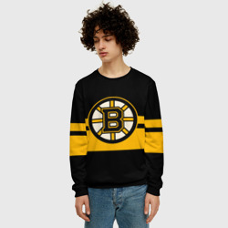 Мужской свитшот 3D Boston Bruins NHL - фото 2