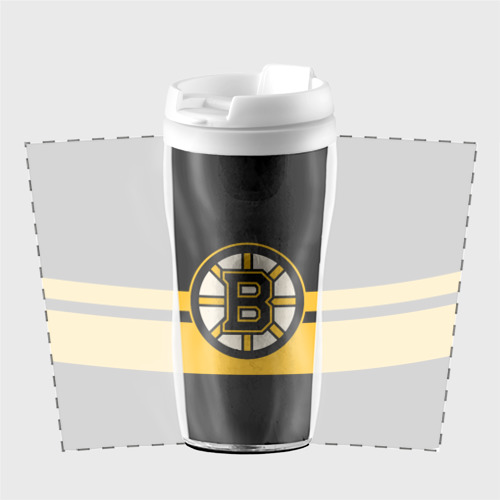 Термокружка-непроливайка Boston Bruins NHL, цвет белый - фото 2
