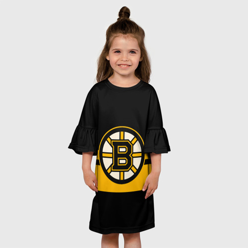 Детское платье 3D Boston Bruins NHL, цвет 3D печать - фото 4