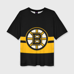 Женская футболка oversize 3D Boston Bruins NHL
