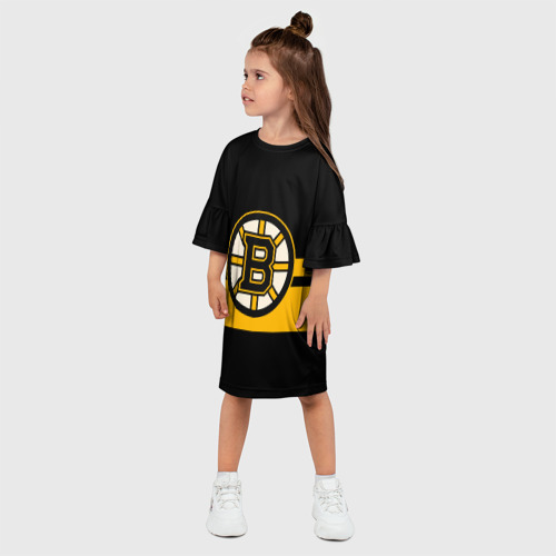 Детское платье 3D Boston Bruins NHL, цвет 3D печать - фото 3