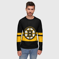 Мужской лонгслив 3D Boston Bruins NHL - фото 2