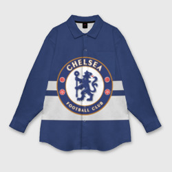 Мужская рубашка oversize 3D FC chelsea