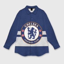 Женская рубашка oversize 3D FC chelsea