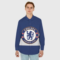 Мужская рубашка oversize 3D FC chelsea - фото 2