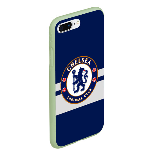 Чехол для iPhone 7Plus/8 Plus матовый FC chelsea, цвет салатовый - фото 3