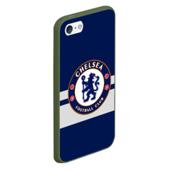 Чехол для iPhone 5/5S матовый FC chelsea - фото 2