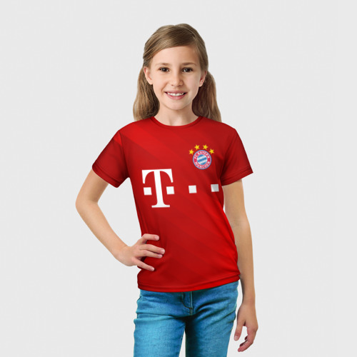 Детская футболка 3D FC Bayern Munchen, цвет 3D печать - фото 5
