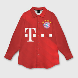 Женская рубашка oversize 3D FC Bayern Munchen