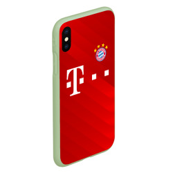 Чехол для iPhone XS Max матовый FC Bayern Munchen - фото 2