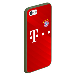 Чехол для iPhone 5/5S матовый FC Bayern Munchen - фото 2