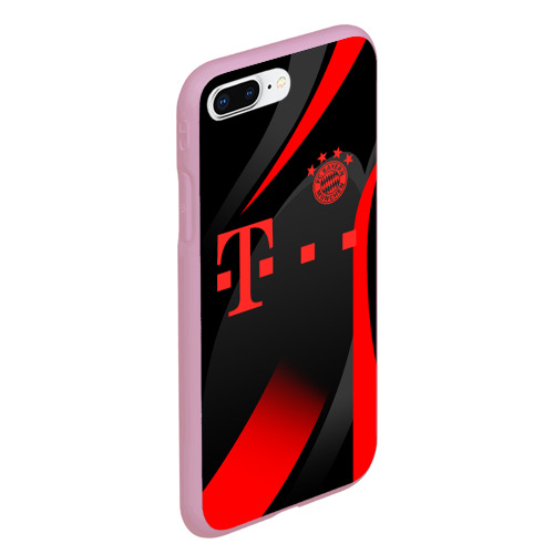 Чехол для iPhone 7Plus/8 Plus матовый FC Bayern Munchen, цвет розовый - фото 3