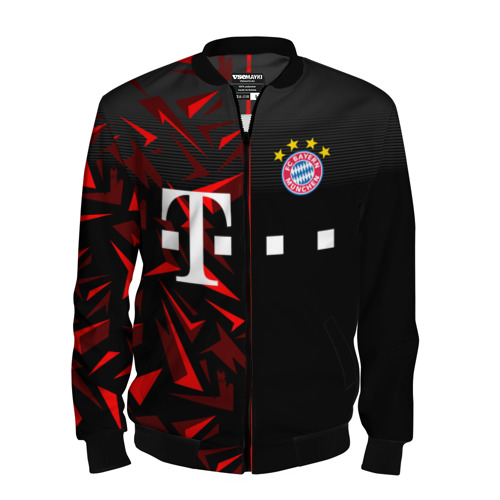 Мужской бомбер 3D FC Bayern Munchen Форма, цвет черный