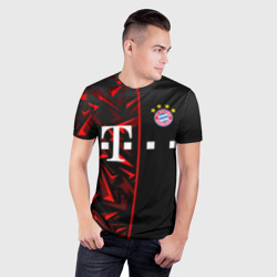 Мужская футболка 3D Slim FC Bayern Munchen Форма - фото 2