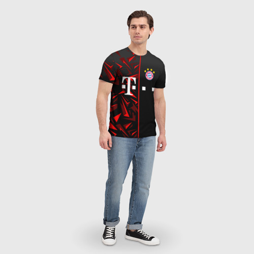 Мужская футболка 3D FC Bayern Munchen Форма, цвет 3D печать - фото 5