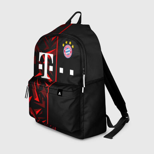 Рюкзак 3D с принтом FC Bayern Munchen Форма, вид спереди #2
