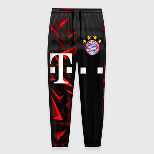 Мужские брюки 3D с принтом FC Bayern Munchen Форма, вид спереди #2