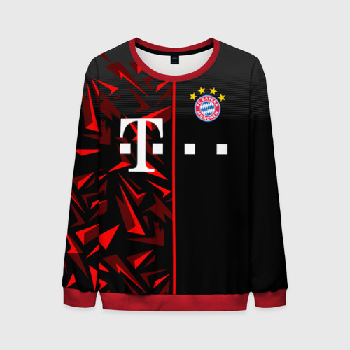 Мужской свитшот 3D с принтом FC Bayern Munchen Форма, вид спереди #2