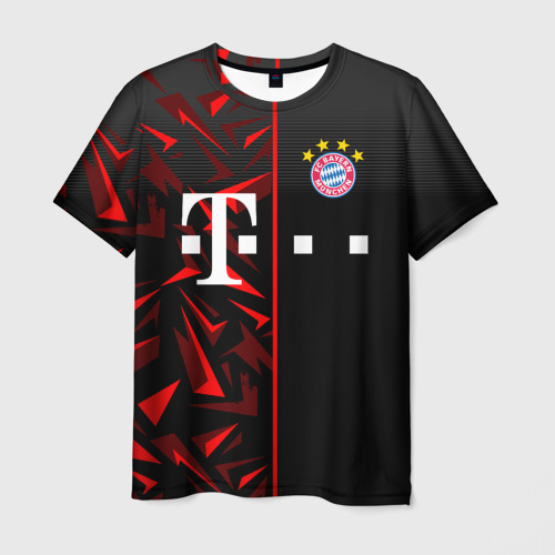 Мужская футболка 3D FC Bayern Munchen Форма, цвет 3D печать