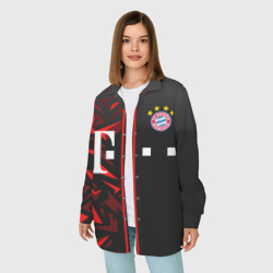 Женская рубашка oversize 3D FC Bayern Munchen Форма - фото 2
