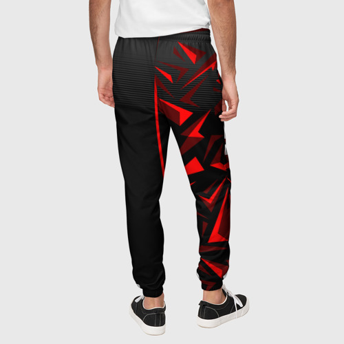 Мужские брюки 3D с принтом FC Bayern Munchen Форма, вид сзади #2