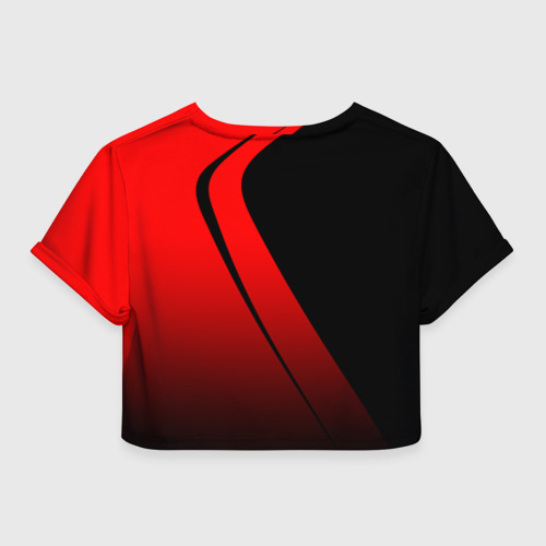Женская футболка Crop-top 3D FC Bayern Munchen Форма, цвет 3D печать - фото 2