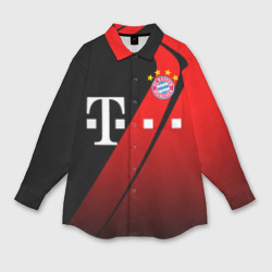 Женская рубашка oversize 3D FC Bayern Munchen Форма